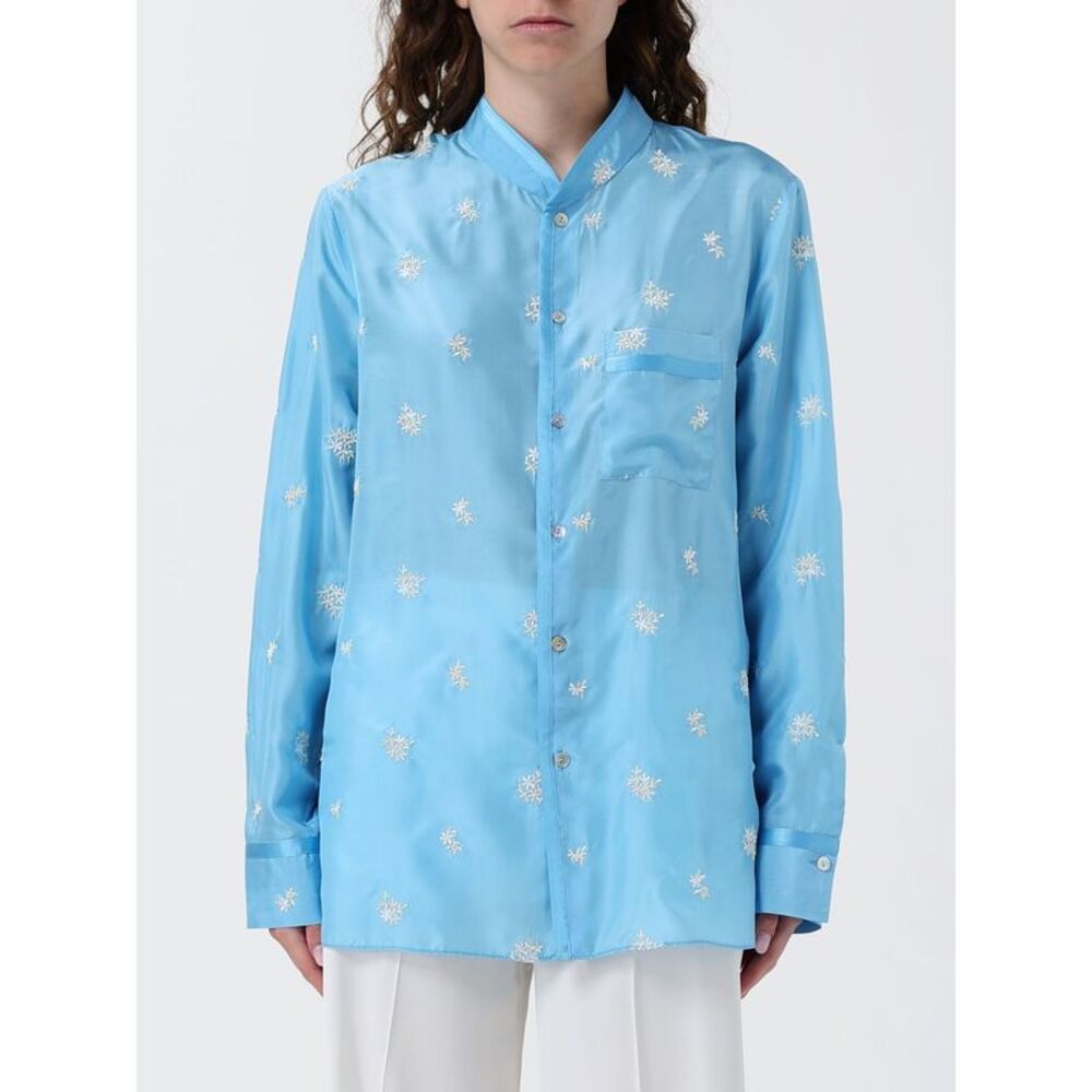Forte Forte Shirt Woman Gnawed Blue